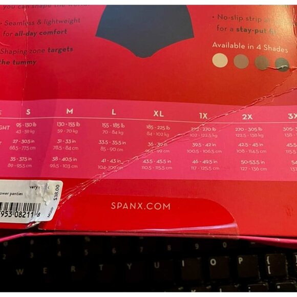 SPANX Higher Power Panties LARGE - Picture 2 of 4